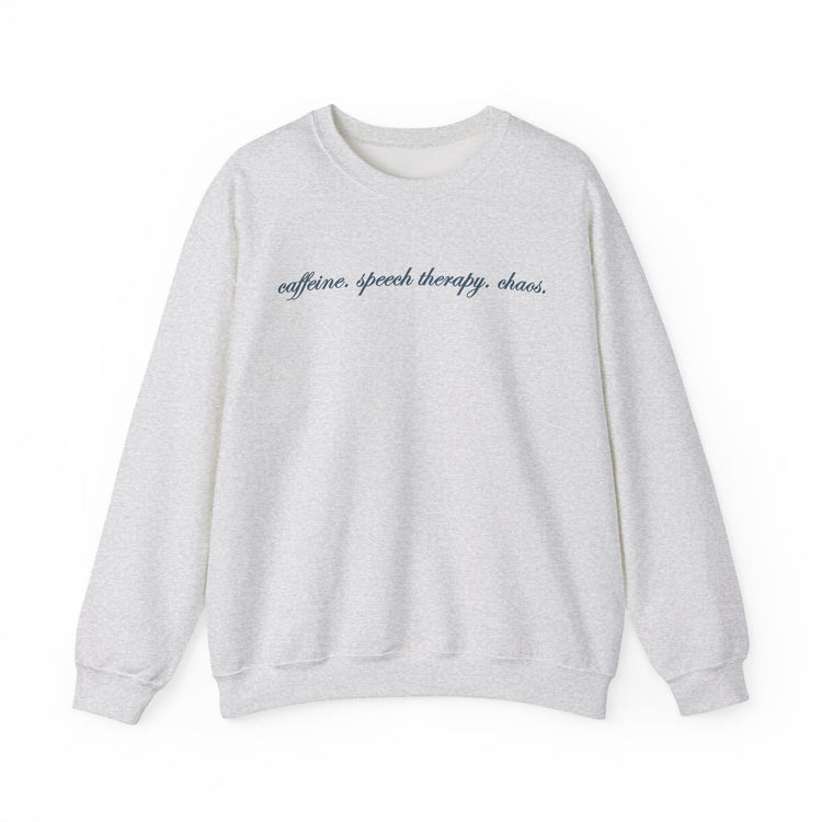 caffeine speech chaos crewneck