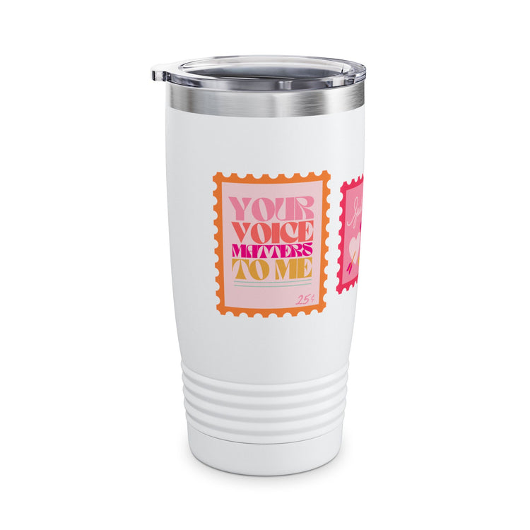 SLP stamps 20oz insulated tumbler