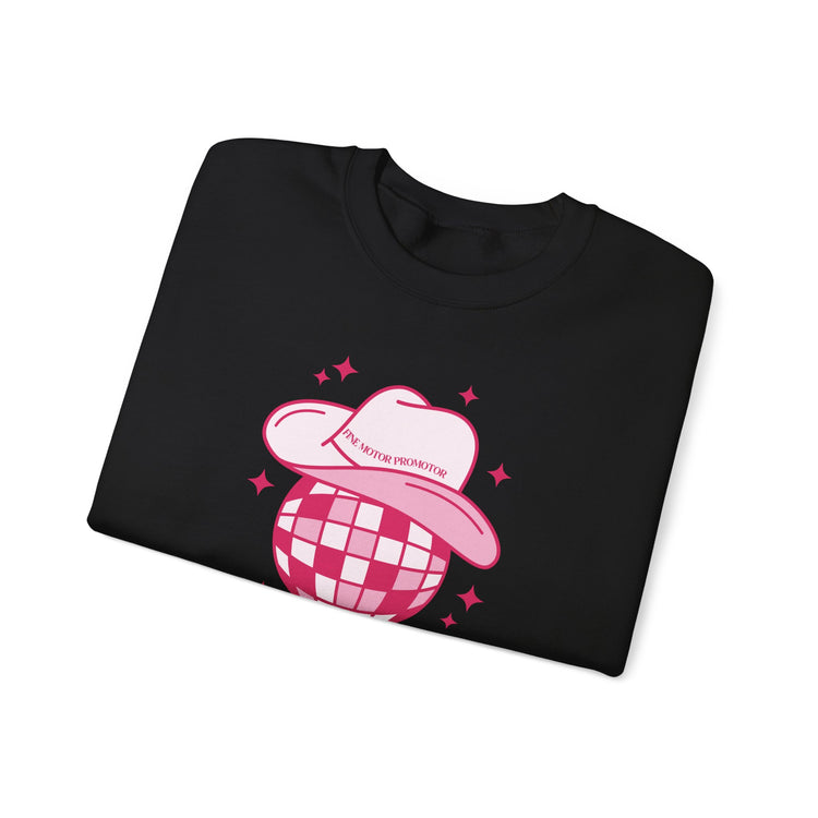OT cowboy disco crewneck