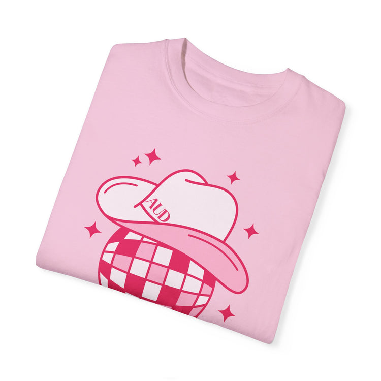 cowboy disco audiology comfort colors tee