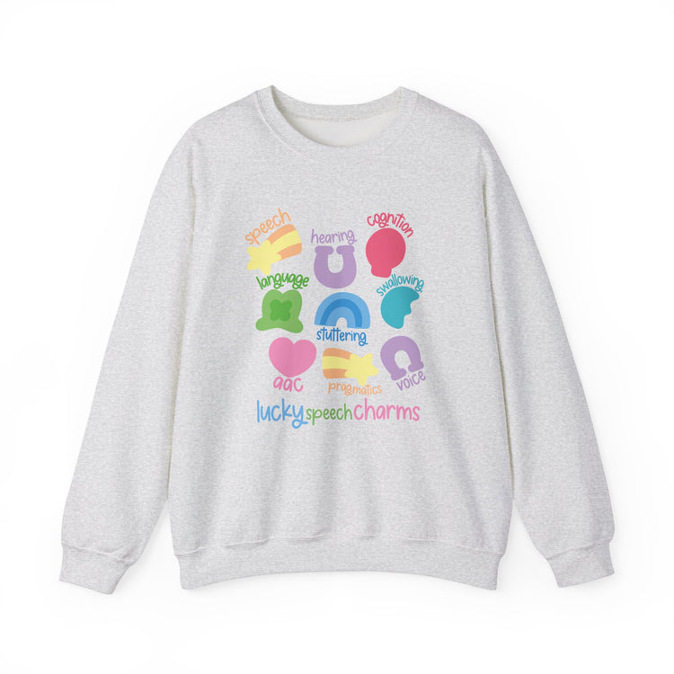 lucky speech charms crewneck