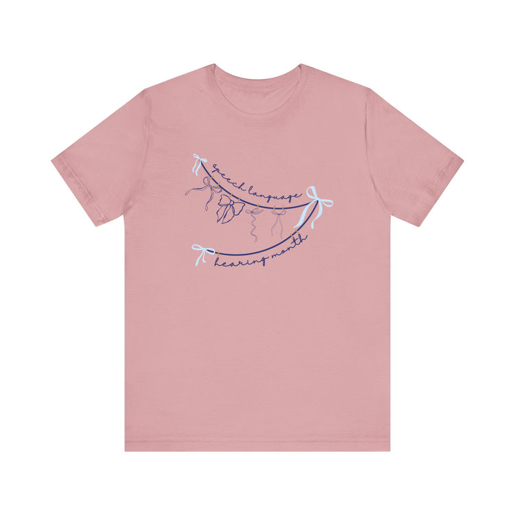NSLHM bow clothespin tee