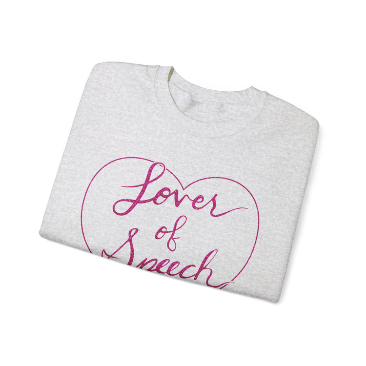 lover of speech crewneck