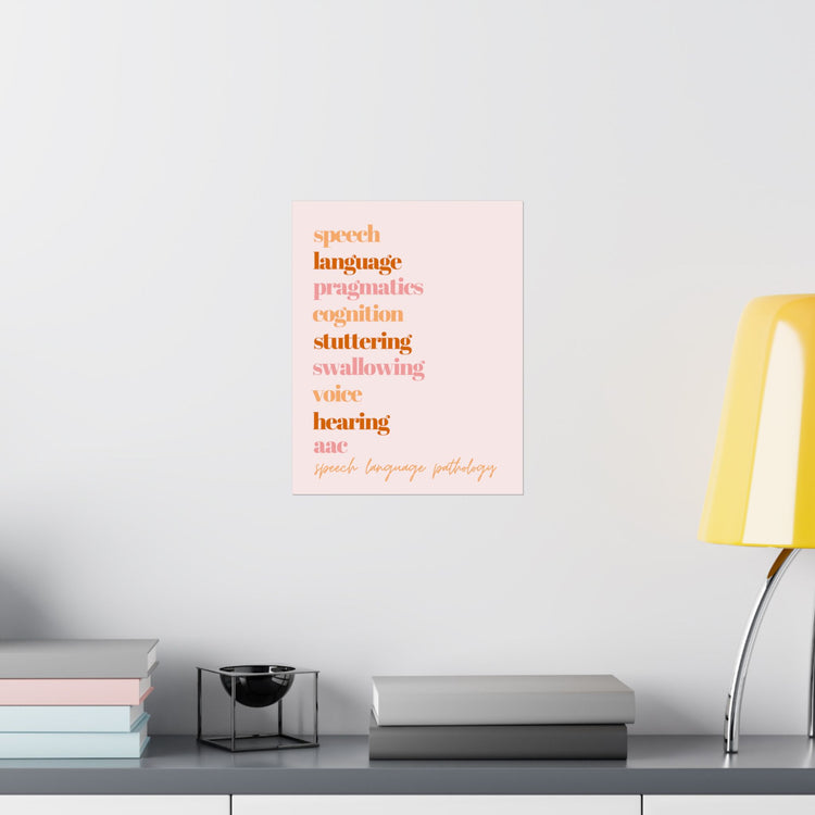SLP scope pink wall poster