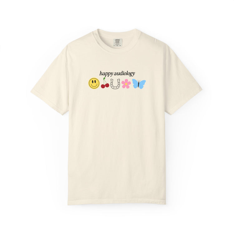 happy audiology comfort colors tee