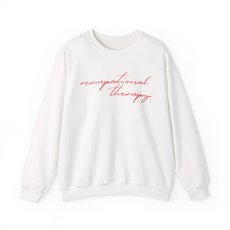 OT red cursive crewneck