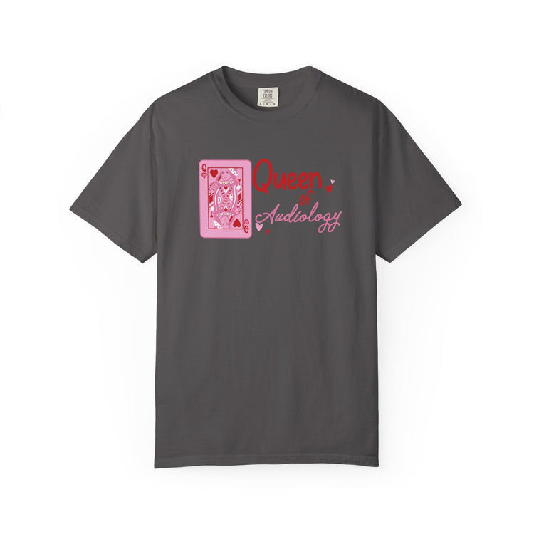queen of audiology comfort colors tee