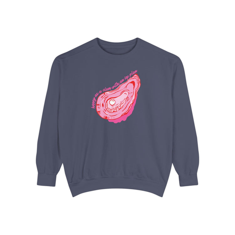 happy as a clam IEP plan comfort colors crewneck