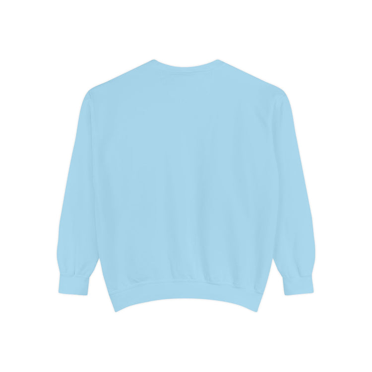 horseshoe lucky to be an SLP comfort colors crewneck