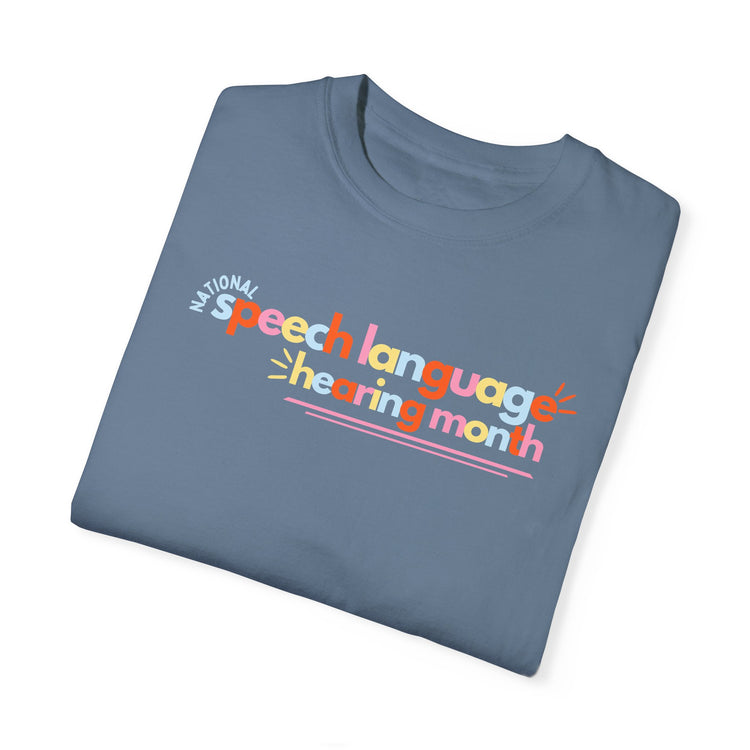 NSLHM colorful bold comfort colors tee