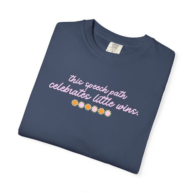 speech path little big wins front/back comfort colors tee
