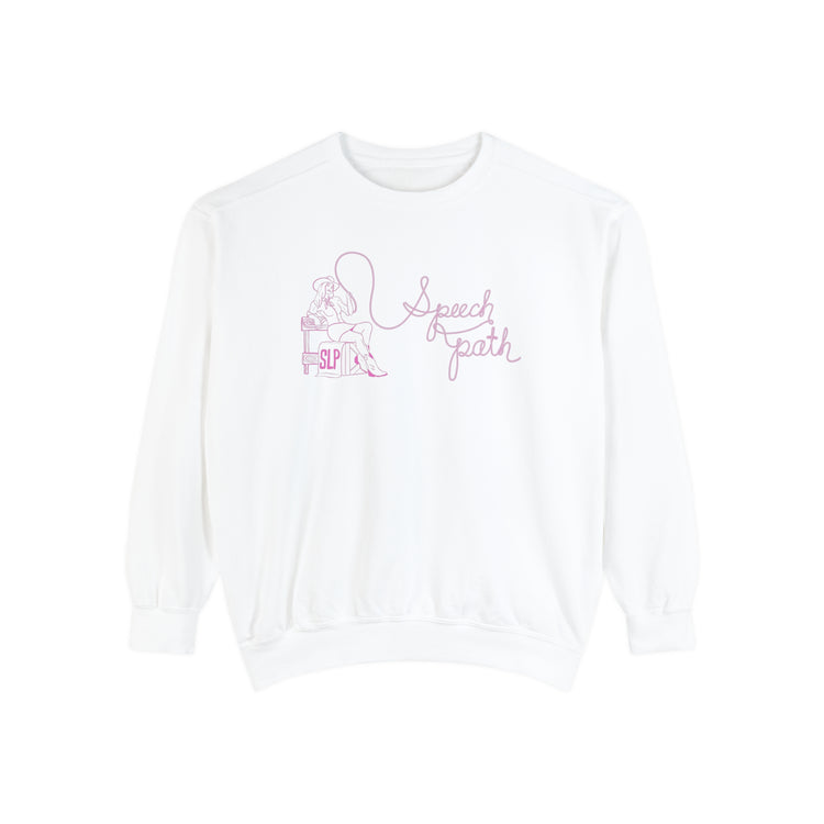 cowgirl speech pathology rope comfort colors crewneck