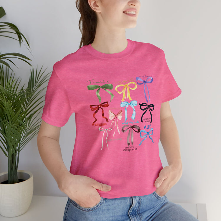 bow era AUD audiology arch short sleeve tee