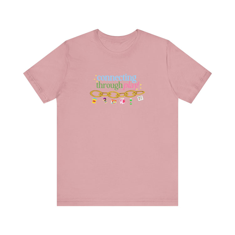 connecting through play chain tee