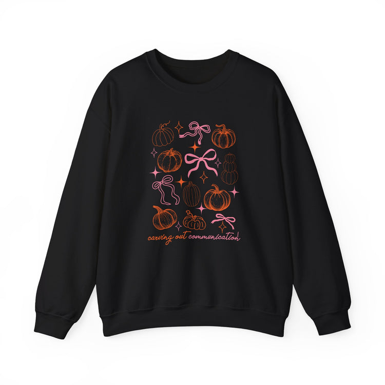 carving out communication! crewneck