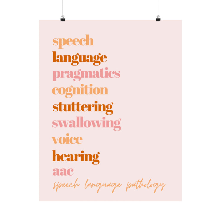 SLP scope pink wall poster