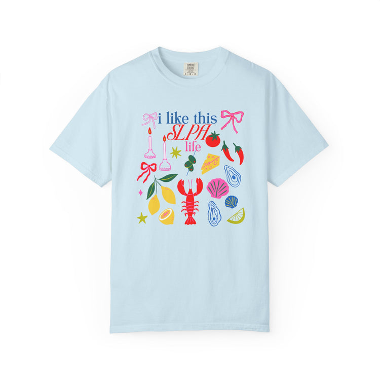 i like this SLPA life comfort colors tee