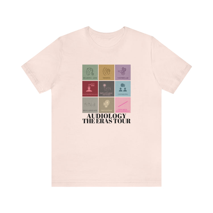 AUDIOLOGY scope eras tour short sleeve tee