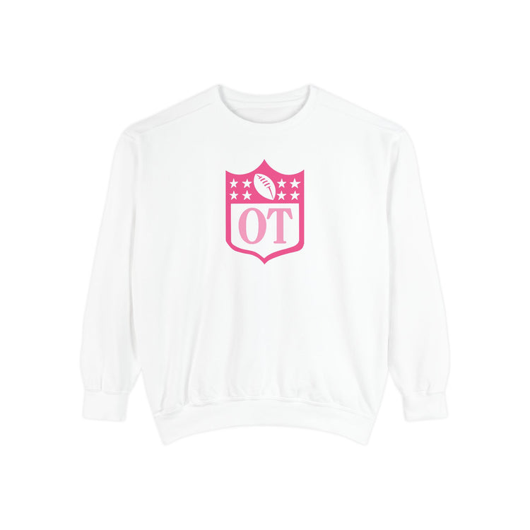 OT football crest comfort colors crewneck