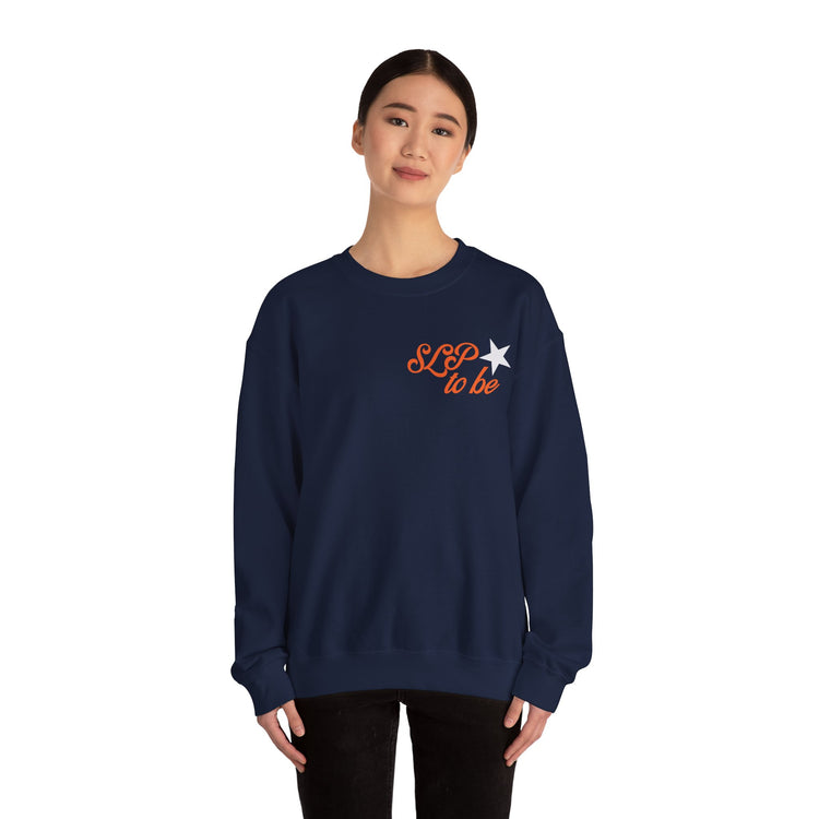 don't talk to me i'm in grad school front/back crewneck