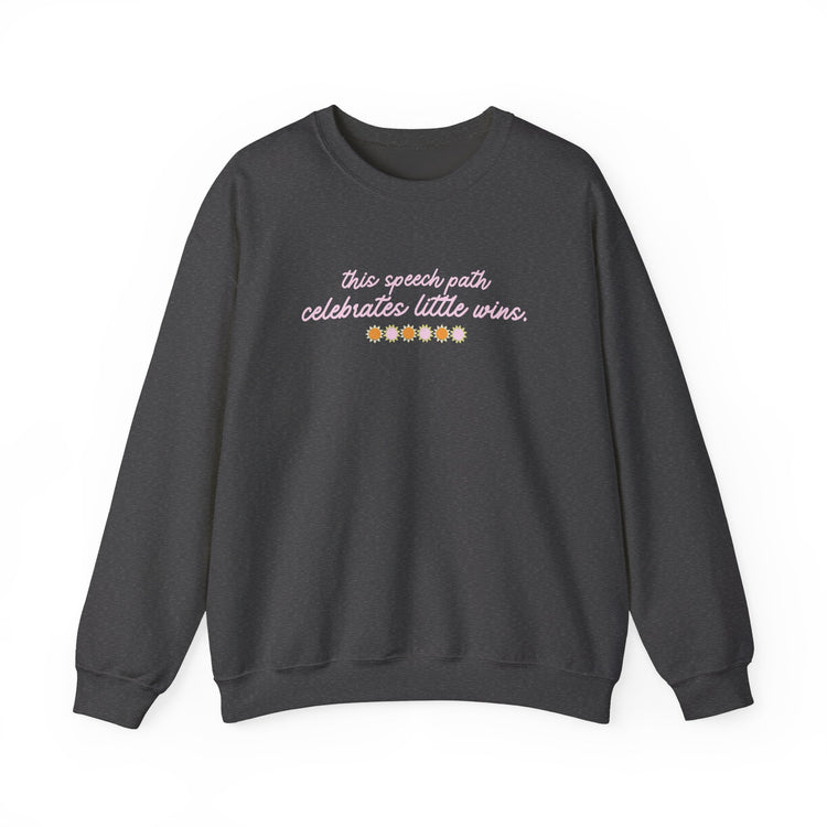 speech path little big wins front/back crewneck