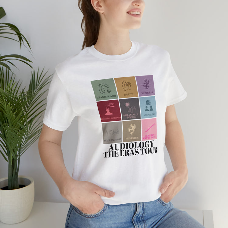 AUDIOLOGY scope eras tour short sleeve tee