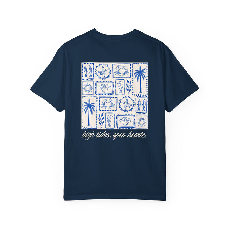 OT clam waves comfort colors tee