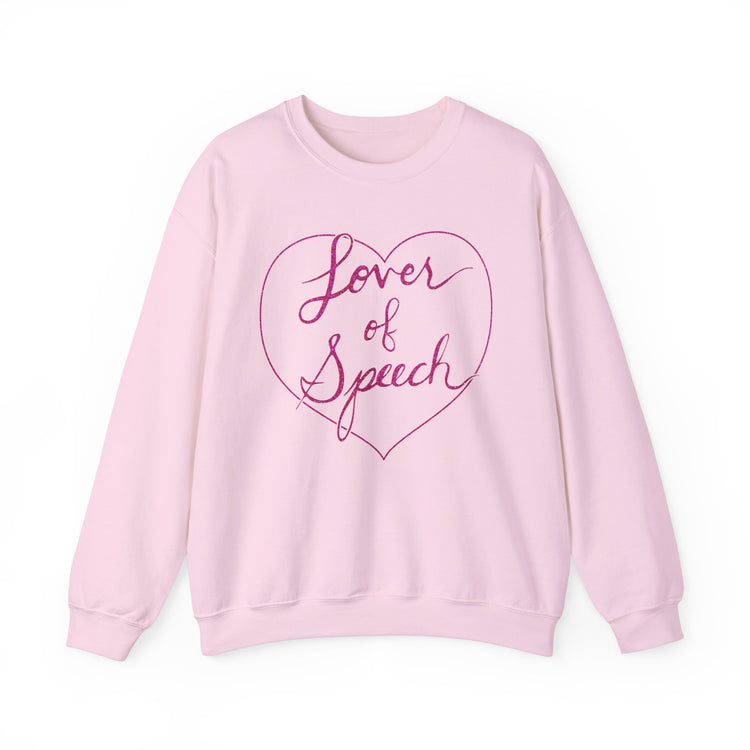 lover of speech crewneck