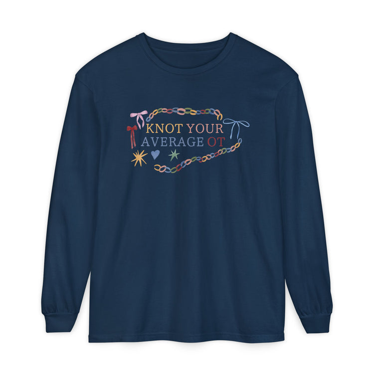 bow knot your average OT long sleeve tee
