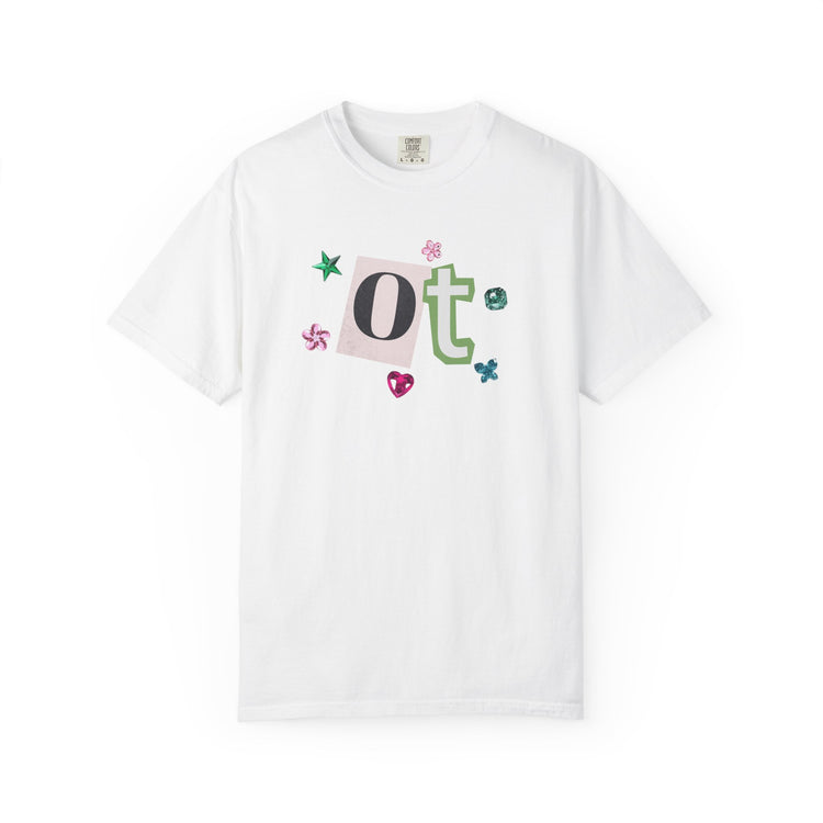 OT newspaper gem comfort colors tee