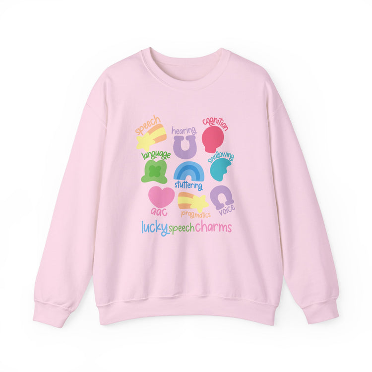 lucky speech charms crewneck
