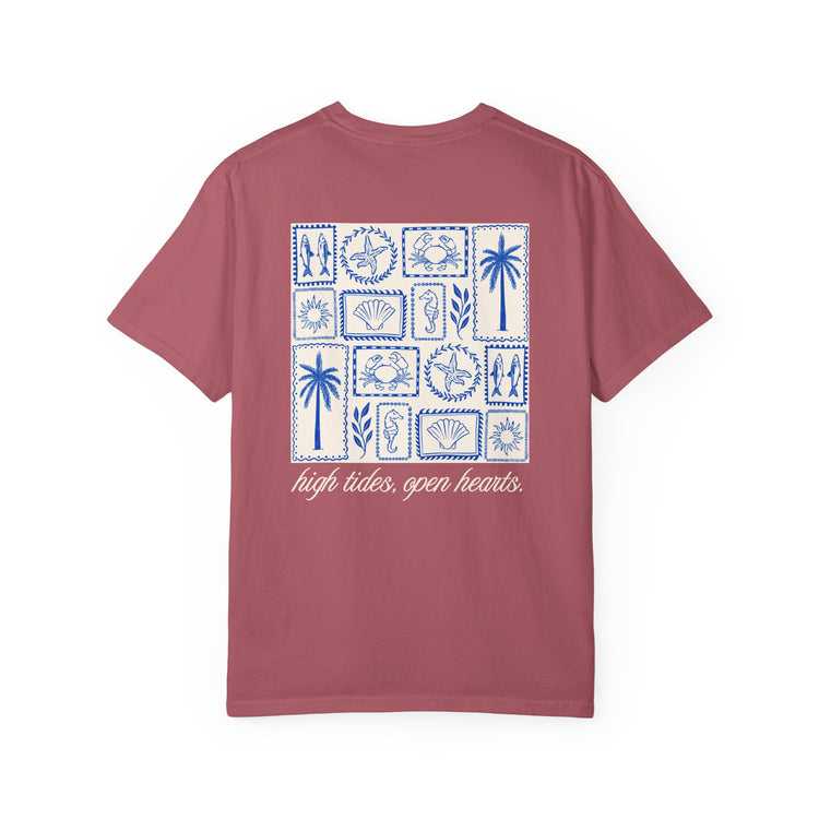 OT clam waves comfort colors tee