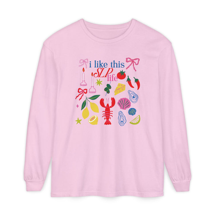 i like this SLP life comfort colors long sleeve tee