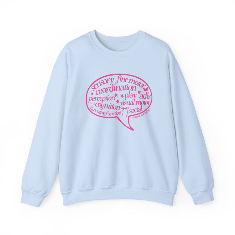 OT pink scope bubble crewneck