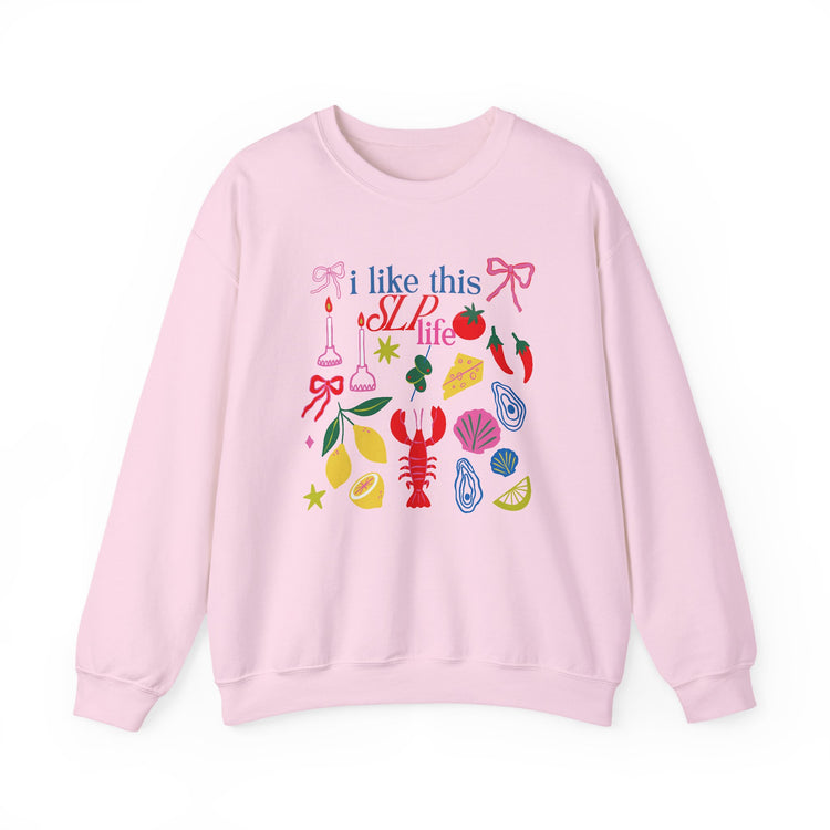 i like this SLP life crewneck