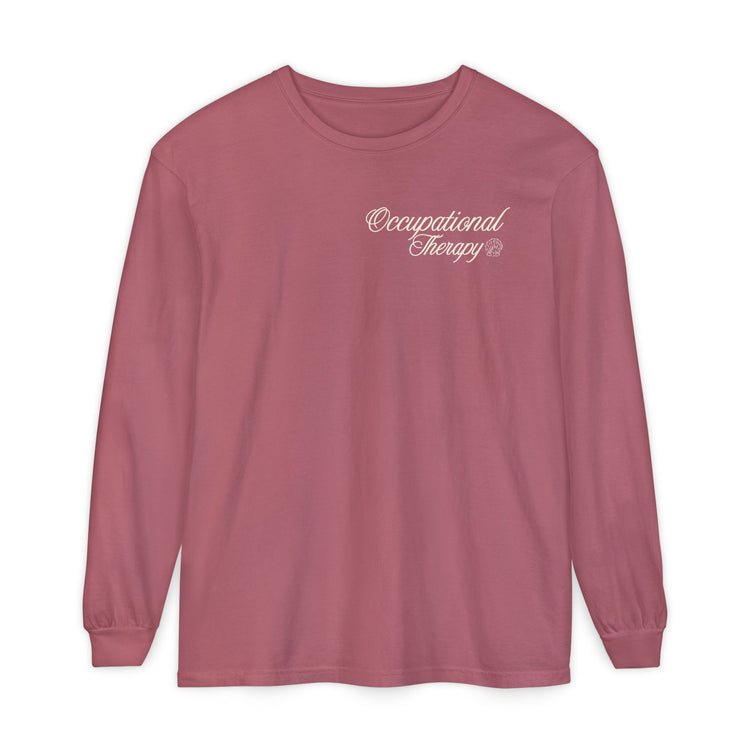 OT clam waves comfort colors long sleeve tee