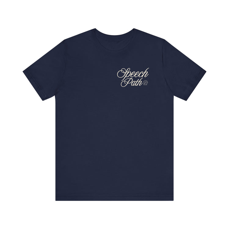 speech path high tides front/back short sleeve tee