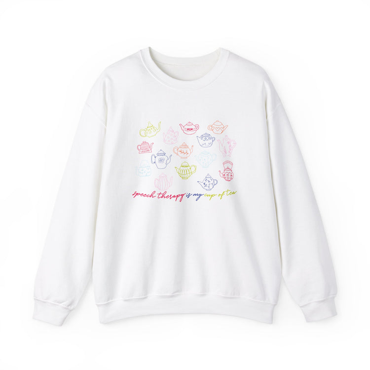 speech therapy is my cup of tea crewneck