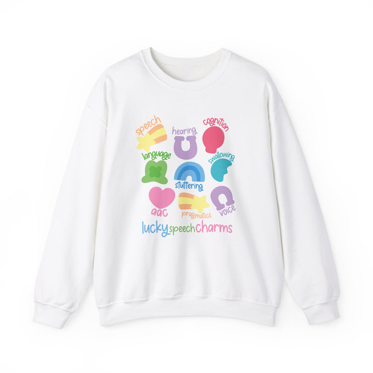 lucky speech charms crewneck
