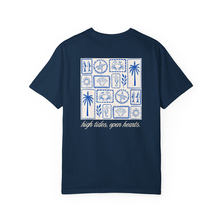 speech path high tides front/back comfort colors tee