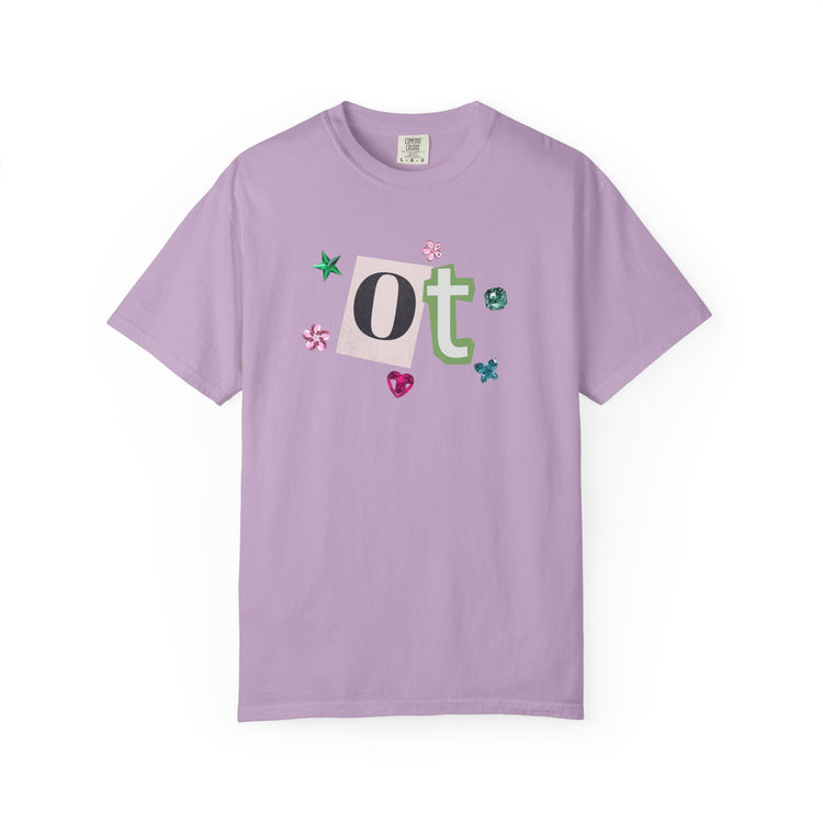 OT newspaper gem comfort colors tee