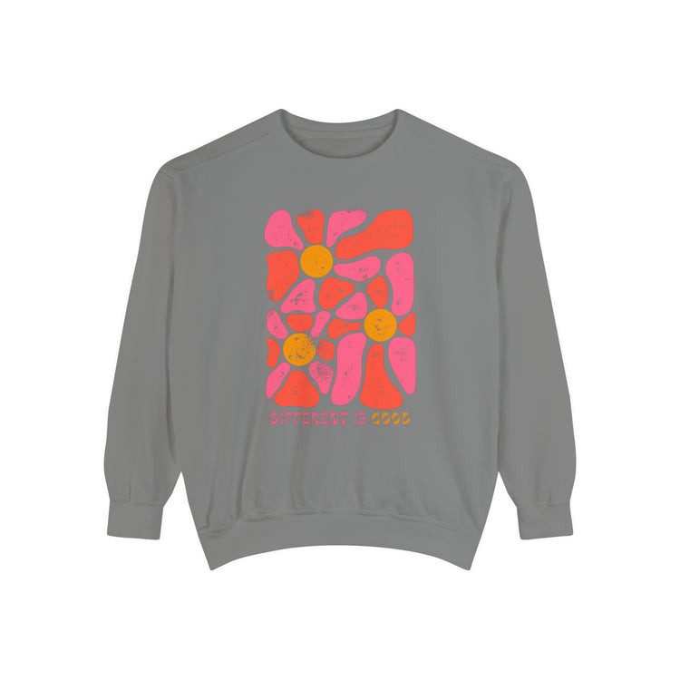 different is good retro comfort colors crewneck
