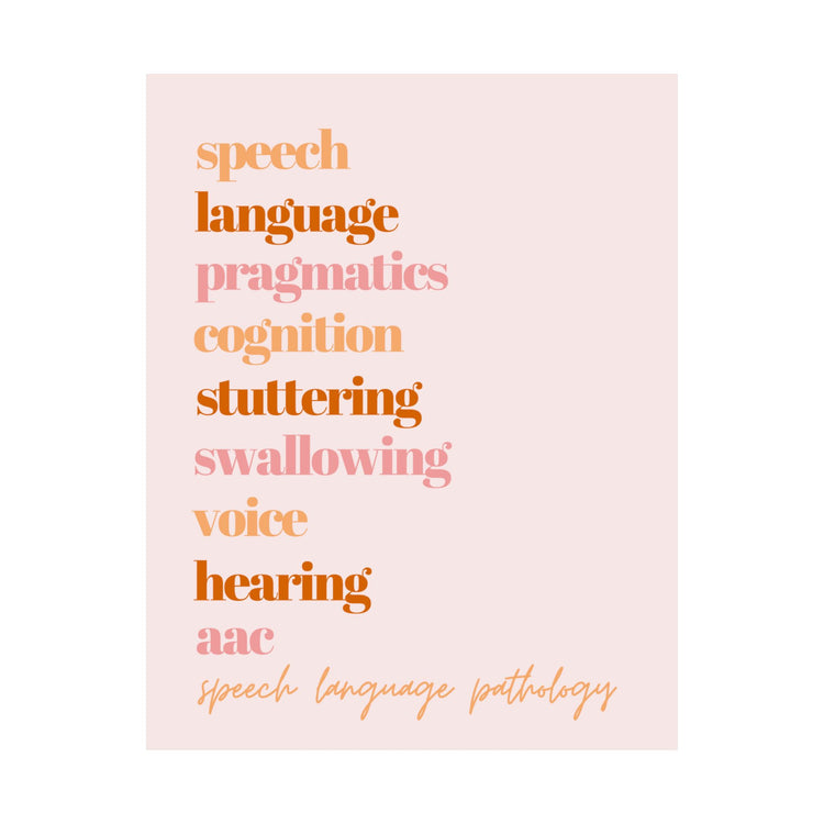SLP scope pink wall poster