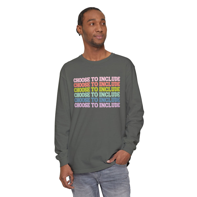 choose to include long sleeve tee