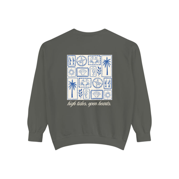 OT clam waves comfort colors crewneck
