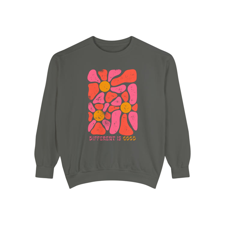 different is good retro comfort colors crewneck