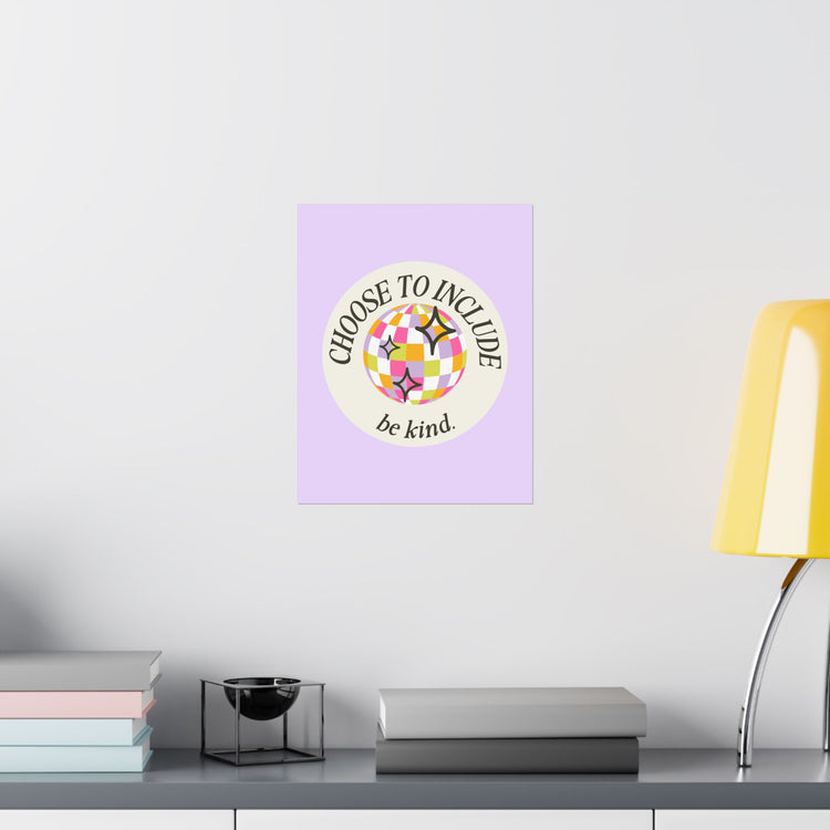 choose to include disco wall poster
