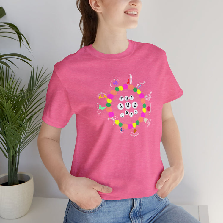 friendship bracelet audiology era short sleeve tee