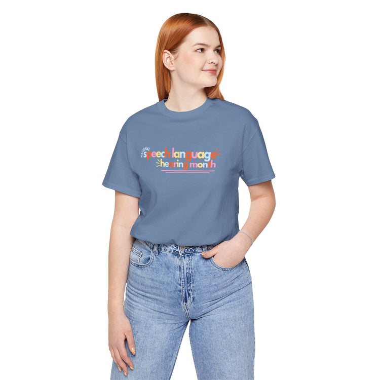 NSLHM colorful bold tee