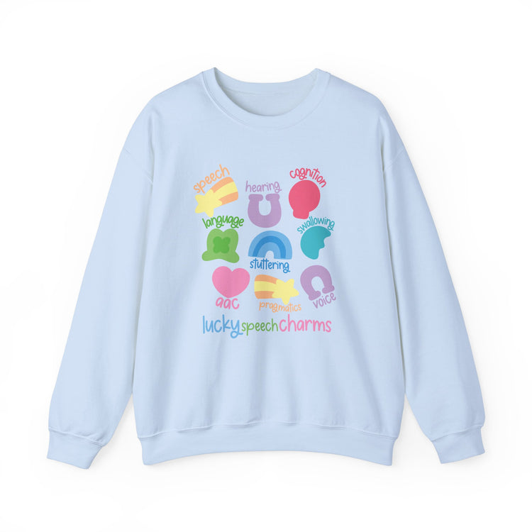 lucky speech charms crewneck